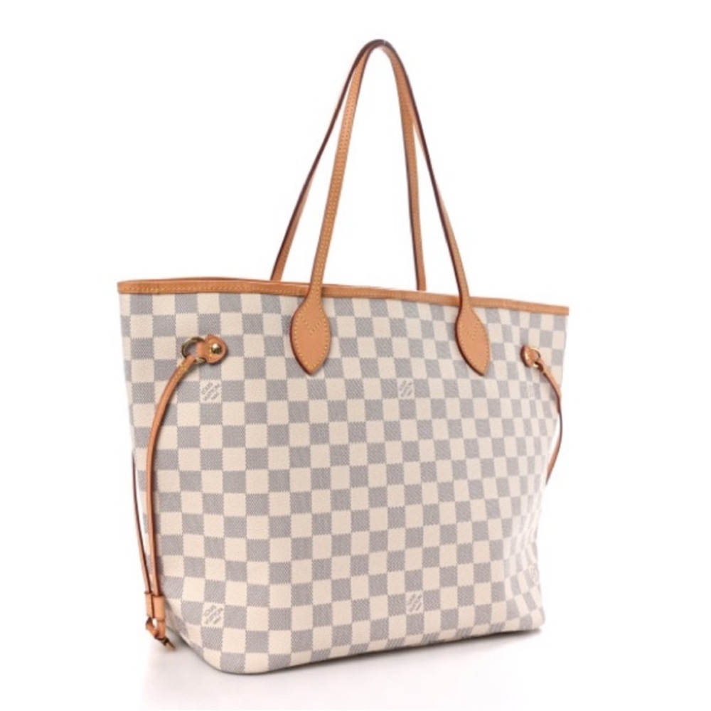 Damier Azur Neo Neverfull MM Rose Ballerine - Picture 5 of 12